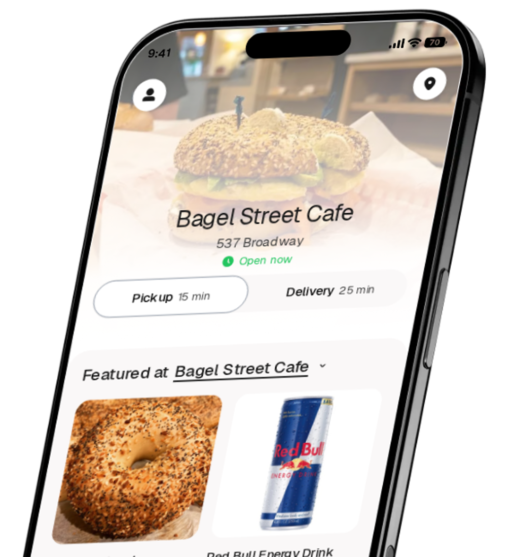 Bagel Street Cafe app preview